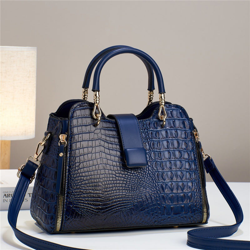 Crocodile Iconic Blue Bag