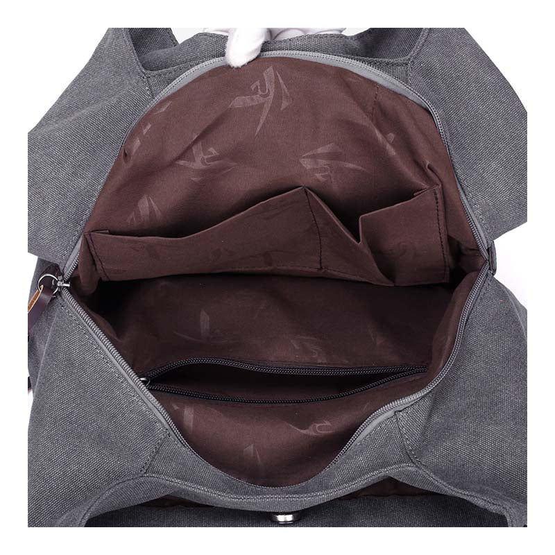 Gray Piler Shoulder Bag