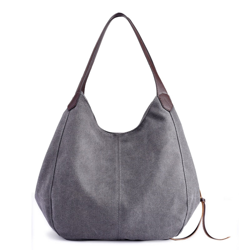 Gray Piler Shoulder Bag